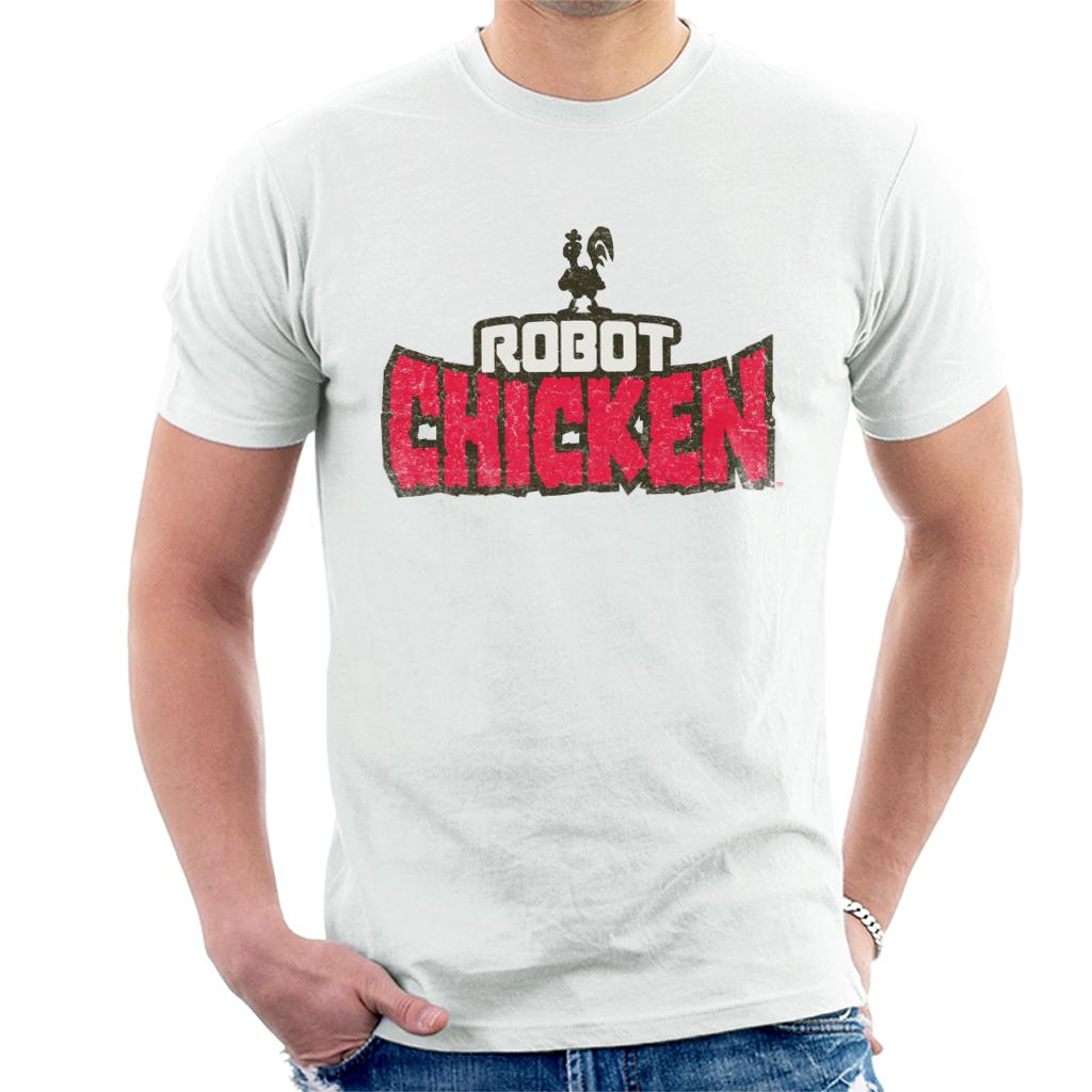 Robot Chicken Classic Logo Men's T-Shirt-ALL + EVERY