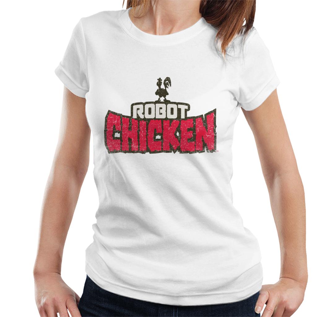 Robot Chicken Classic Logo Women's T-Shirt-ALL + EVERY