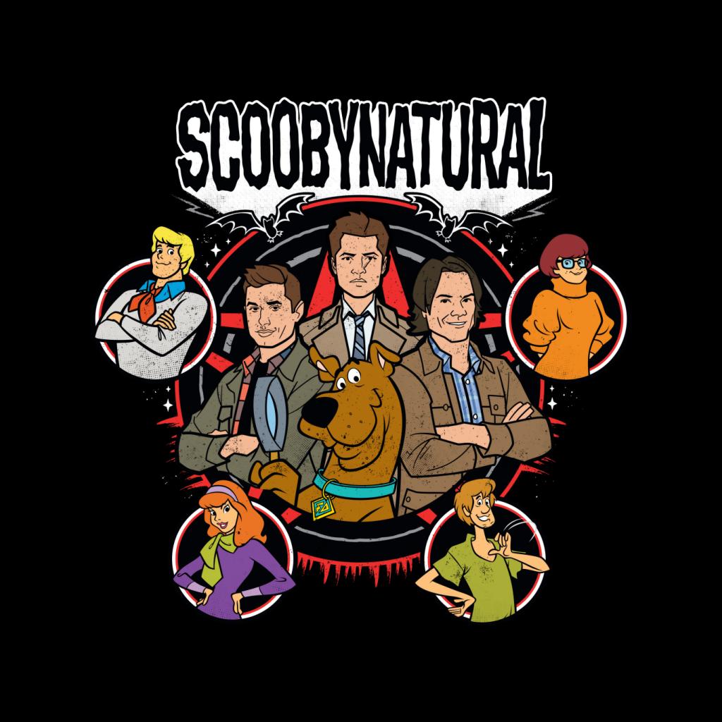 ScoobyNatural Characters Together Women's T-Shirt-ALL + EVERY