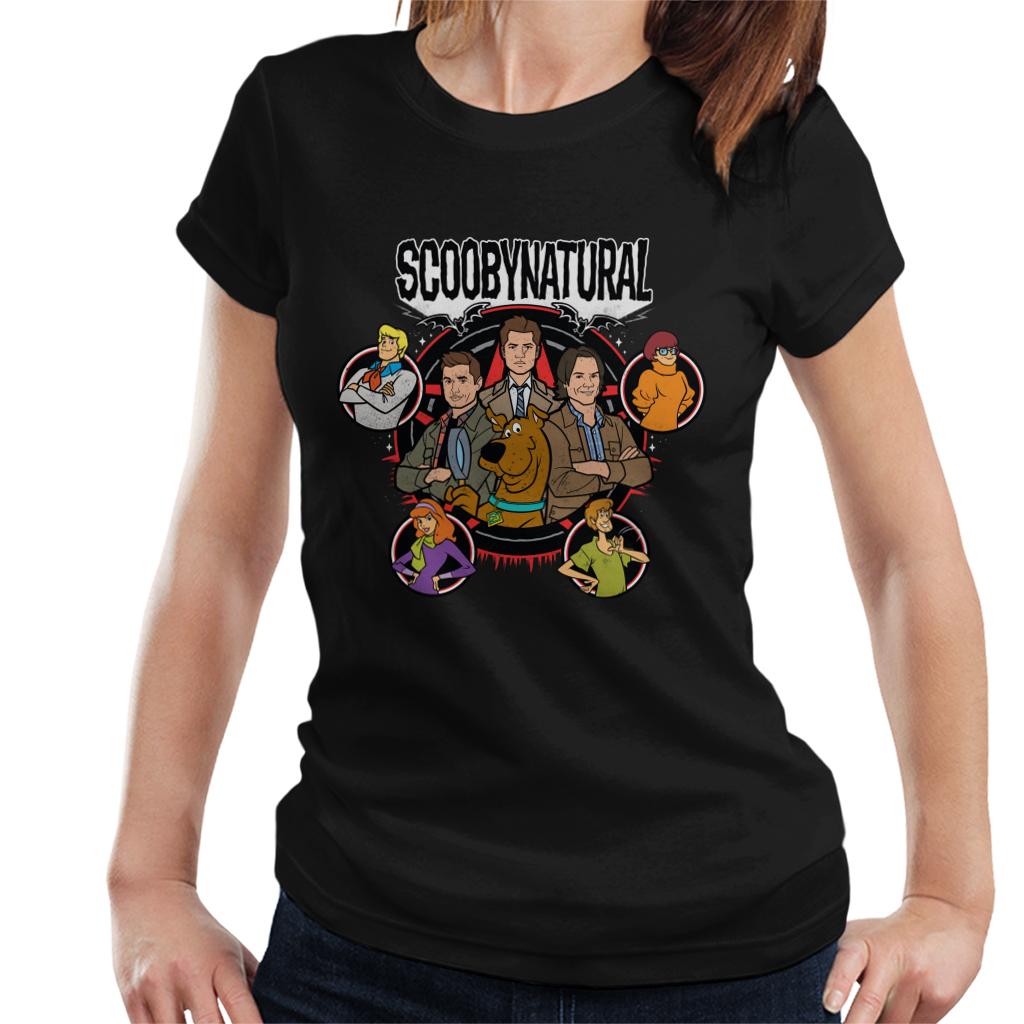 ScoobyNatural Characters Together Women's T-Shirt-ALL + EVERY