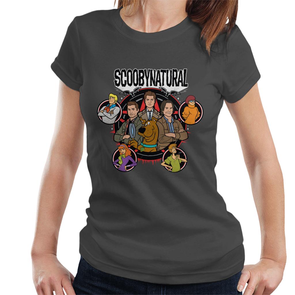 ScoobyNatural Characters Together Women's T-Shirt-ALL + EVERY