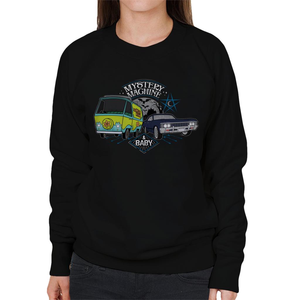 ScoobyNatural Mystery Machine And Baby Women's Sweatshirt-ALL + EVERY