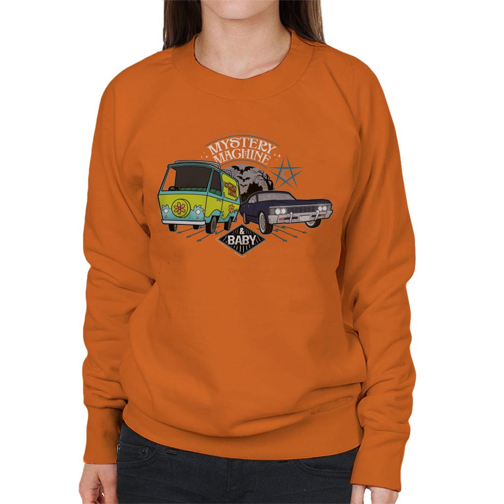 ScoobyNatural Mystery Machine And Baby Women's Sweatshirt-ALL + EVERY