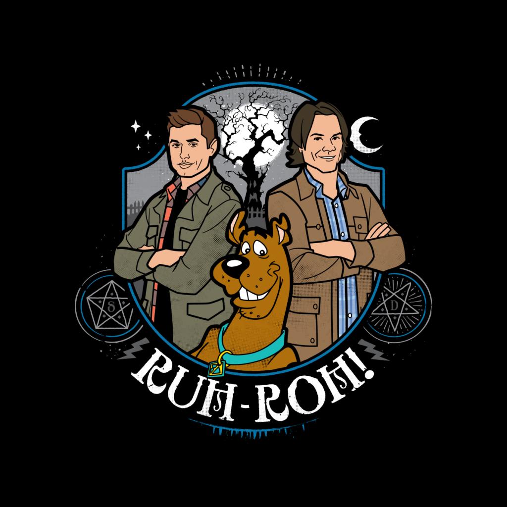 ScoobyNatural Sam And Dean Winchester Ruh Roh Women's T-Shirt-ALL + EVERY