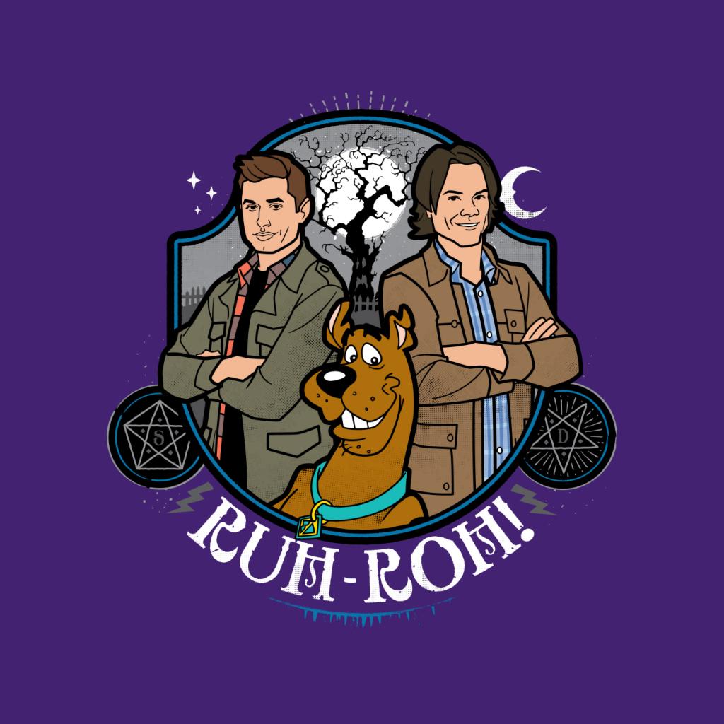 ScoobyNatural Sam And Dean Winchester Ruh Roh Women's T-Shirt-ALL + EVERY