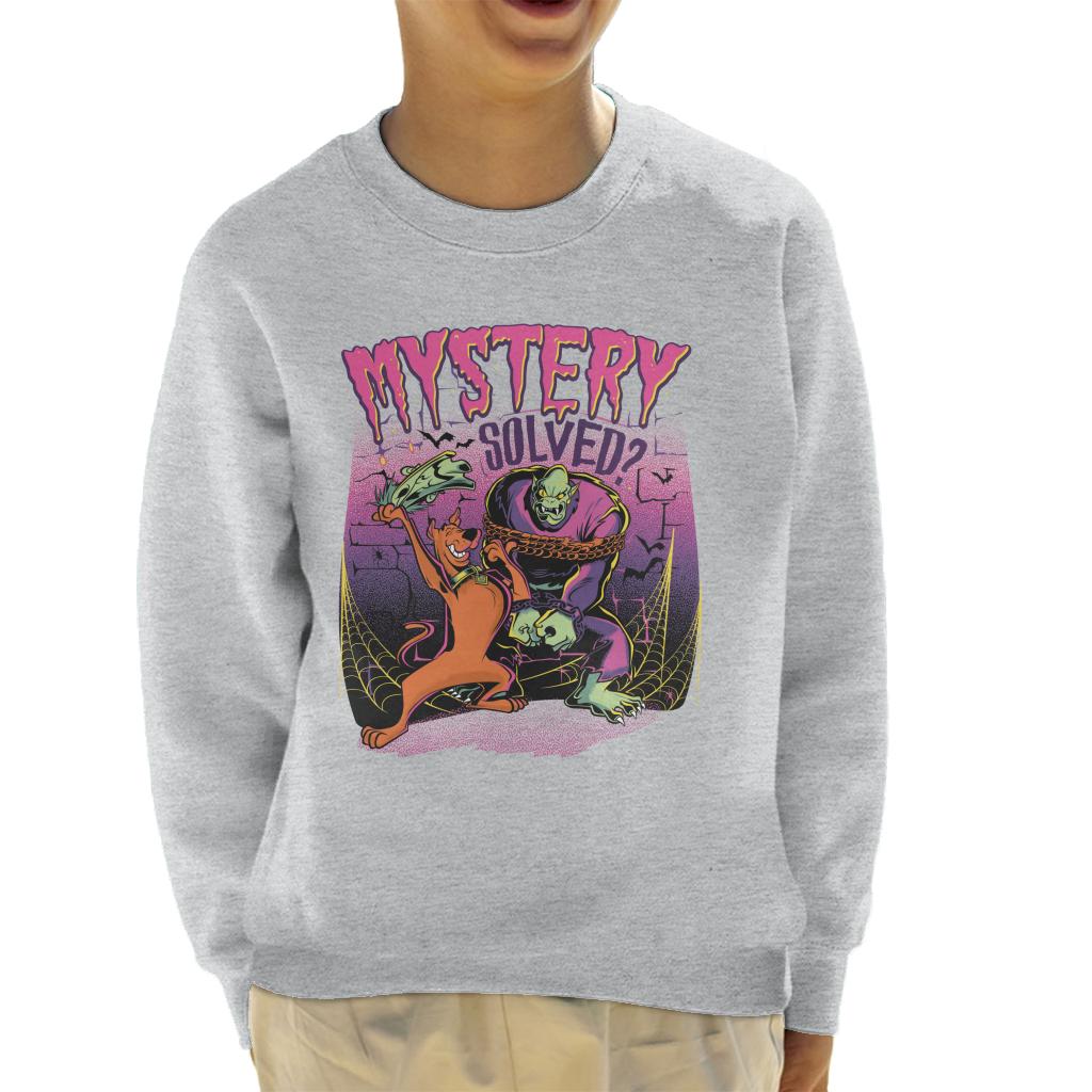 Scooby Doo Halloween Mystery Solved Kid's Sweatshirt-ALL + EVERY