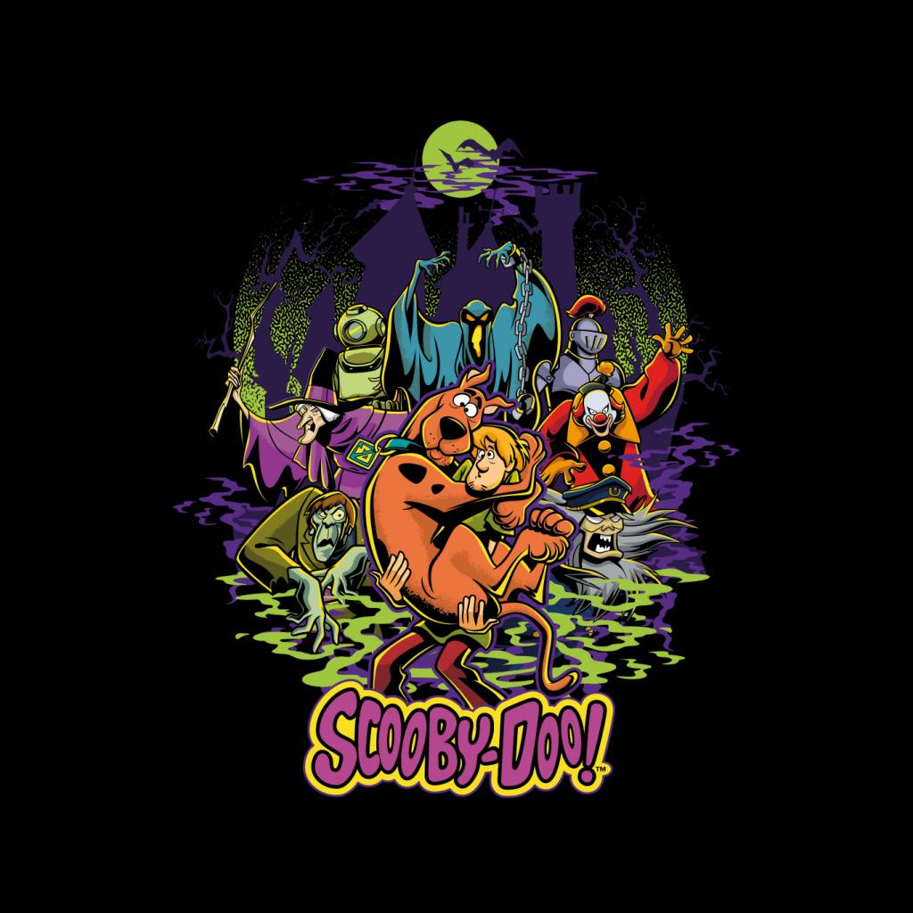 Scooby Doo Halloween Scary Characters Men's T-Shirt-ALL + EVERY