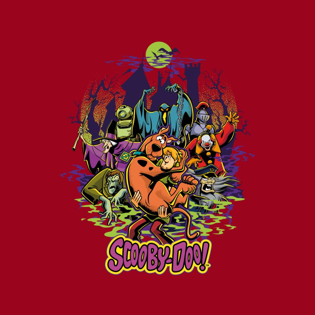 Scooby Doo Halloween Scary Characters Men's T-Shirt-ALL + EVERY