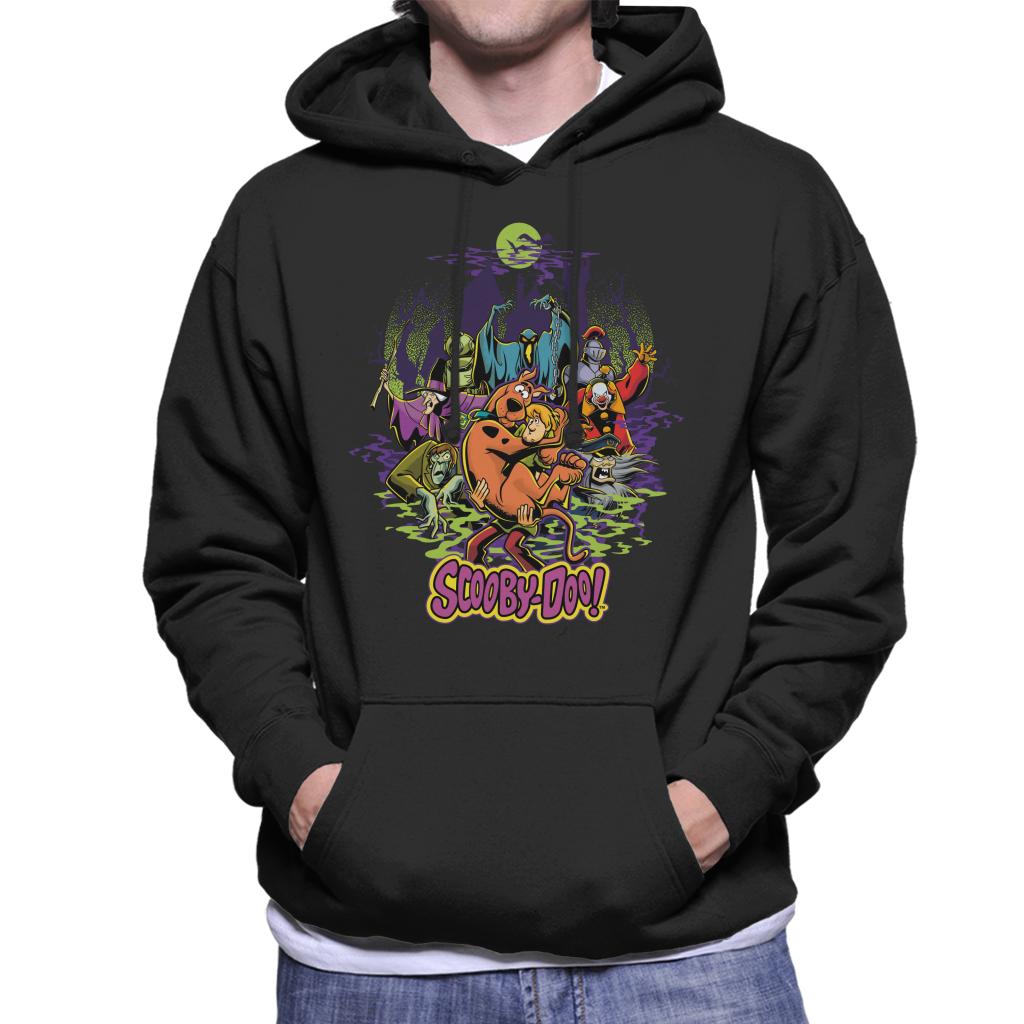 Scooby Doo Halloween Scary Characters Men's Hooded Sweatshirt-ALL + EVERY