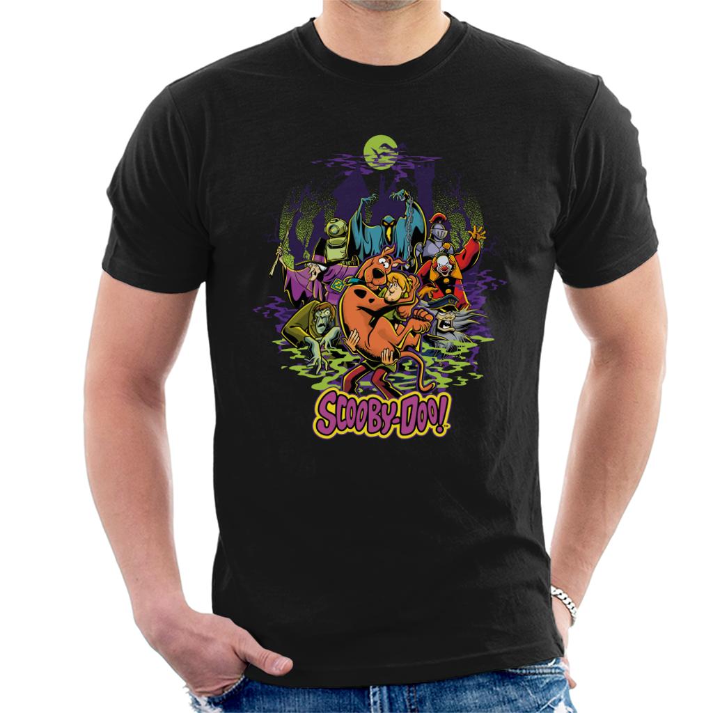 Scooby Doo Halloween Scary Characters Men's T-Shirt-ALL + EVERY