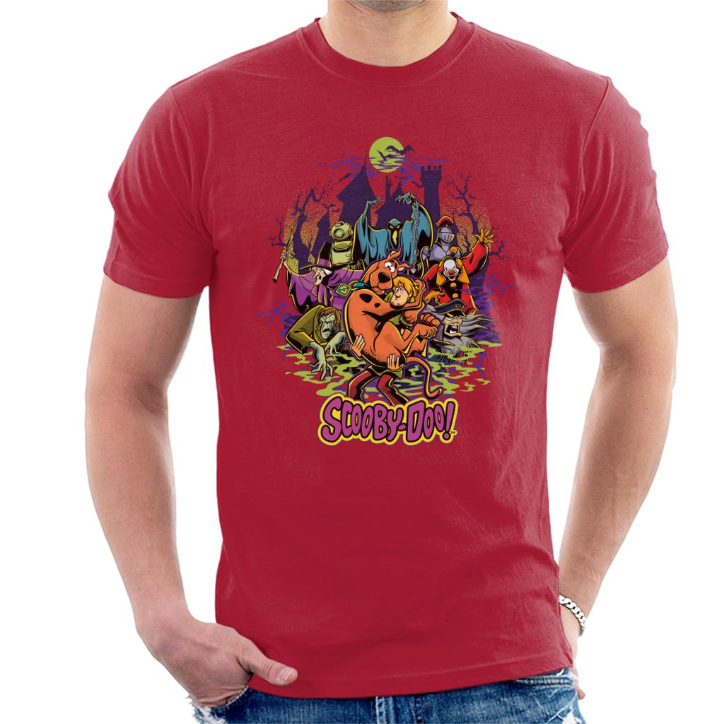 Scooby Doo Halloween Scary Characters Men's T-Shirt-ALL + EVERY