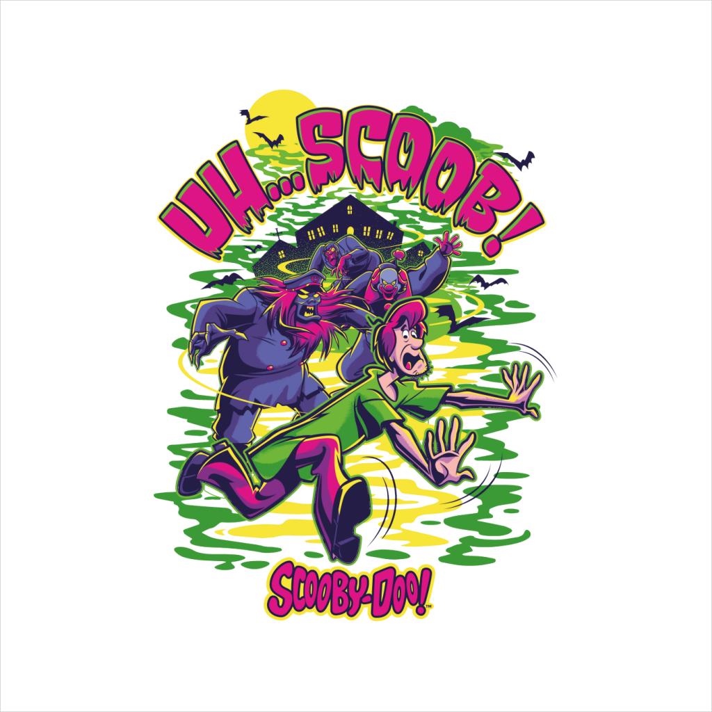 Scooby Doo Halloween Shaggy Being Chased Uh Scoob Women's Sweatshirt-ALL + EVERY