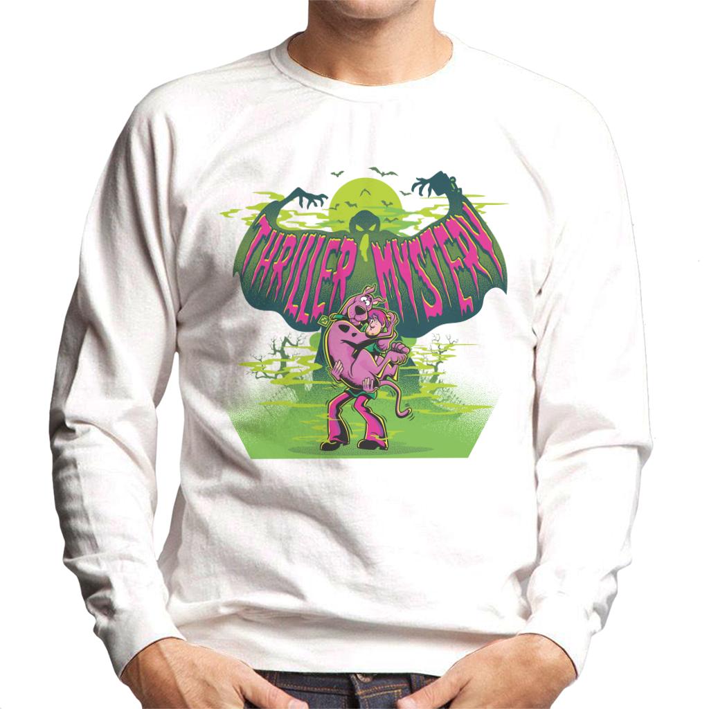 Scooby Doo Halloween Shaggy Thriller Mystery Men's Sweatshirt-ALL + EVERY