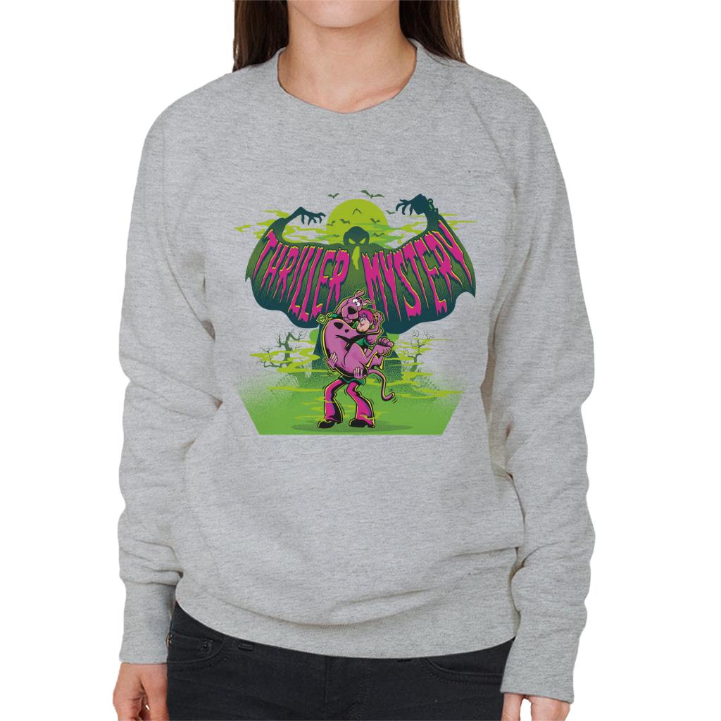 Scooby Doo Halloween Shaggy Thriller Mystery Women's Sweatshirt-ALL + EVERY