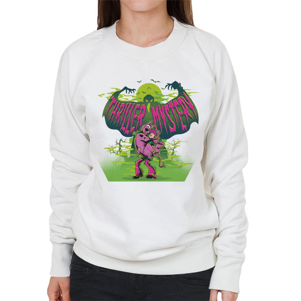 Scooby Doo Halloween Shaggy Thriller Mystery Women's Sweatshirt-ALL + EVERY