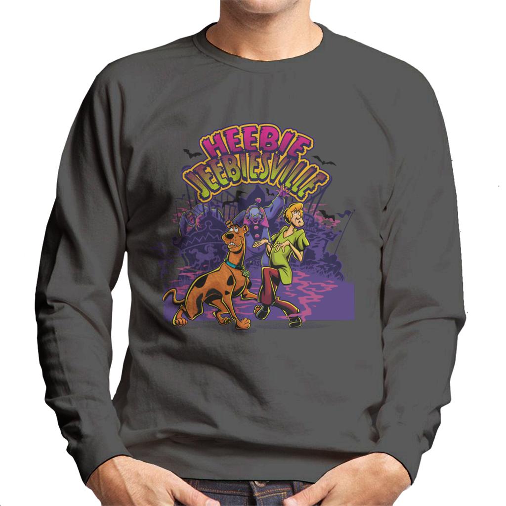 Scooby Doo Halloween Heebie Jeebiesville Men's Sweatshirt-ALL + EVERY