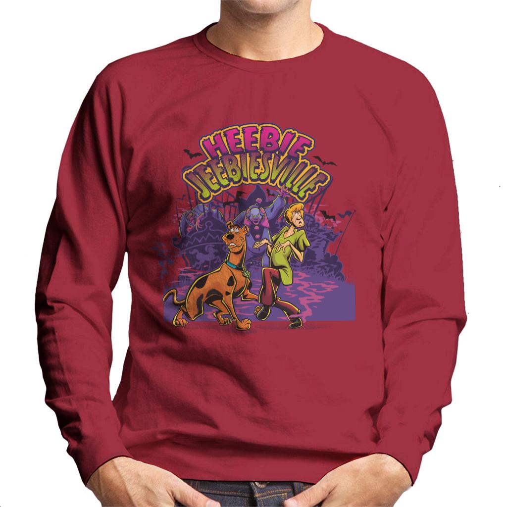 Scooby Doo Halloween Heebie Jeebiesville Men's Sweatshirt-ALL + EVERY