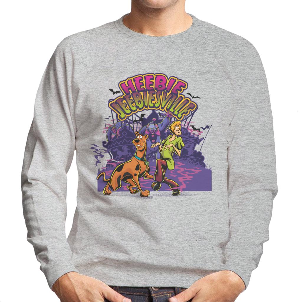 Scooby Doo Halloween Heebie Jeebiesville Men's Sweatshirt-ALL + EVERY