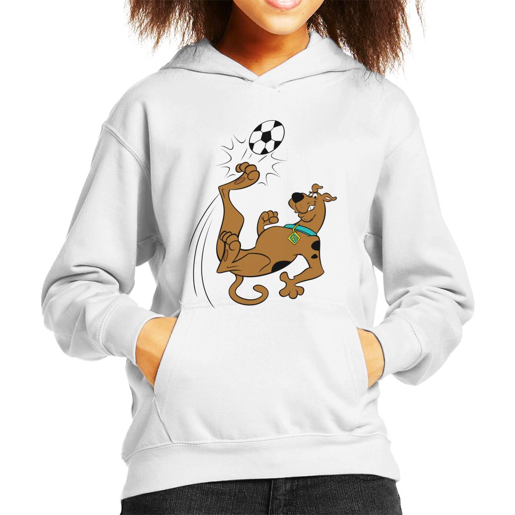 Scooby Doo Football Over Head Kick Kid's Hooded Sweatshirt-ALL + EVERY