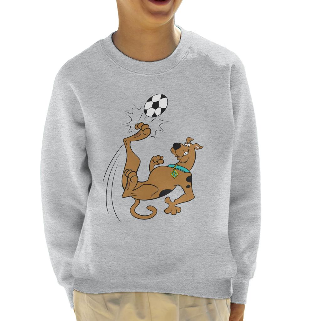 Scooby Doo Football Over Head Kick Kid's Sweatshirt-ALL + EVERY