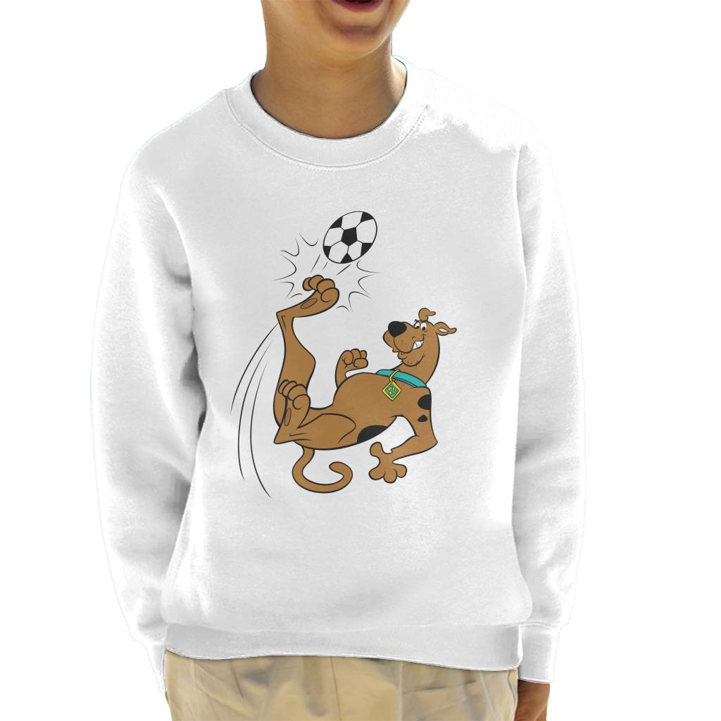 Scooby Doo Football Over Head Kick Kid's Sweatshirt-ALL + EVERY