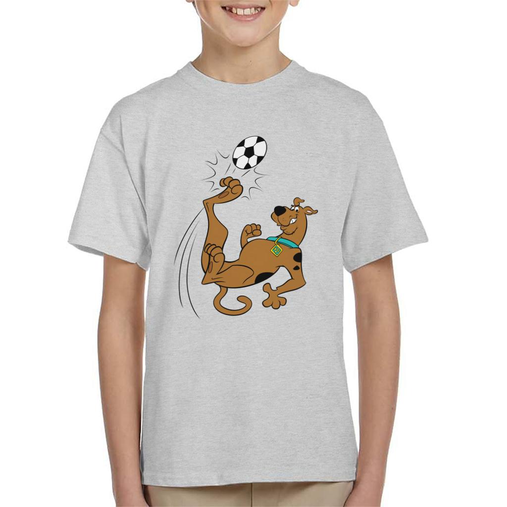 Scooby Doo Football Over Head Kick Kid's T-Shirt-ALL + EVERY