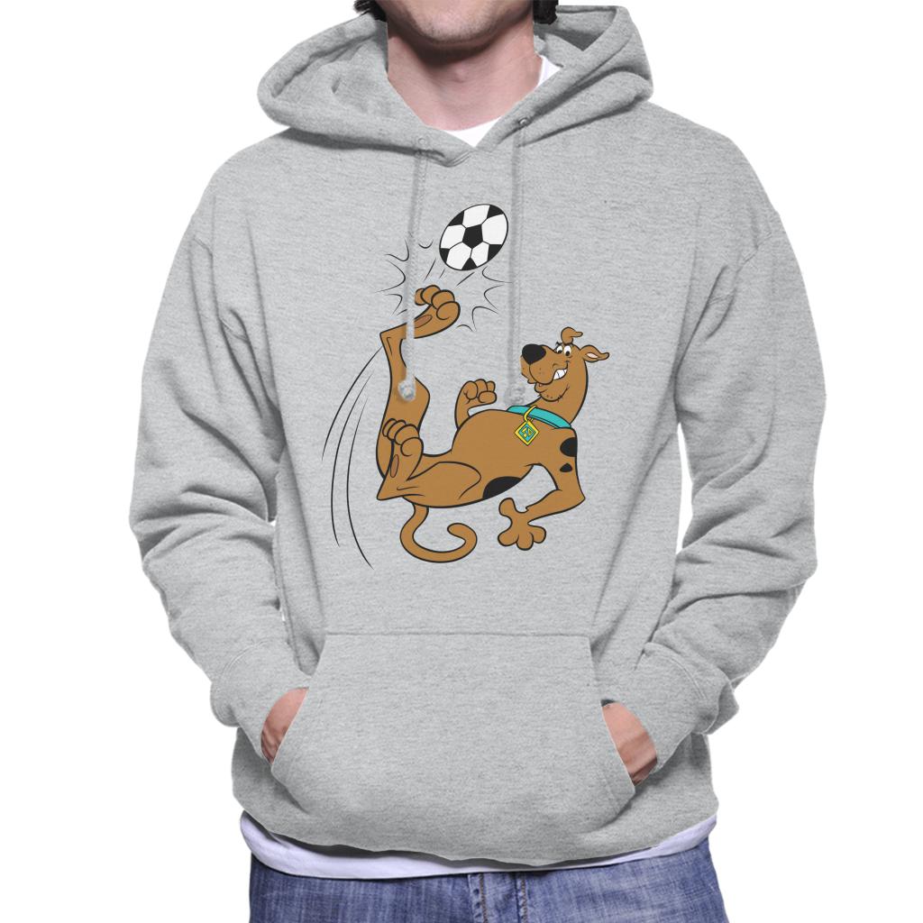 Scooby Doo Football Over Head Kick Men's Hooded Sweatshirt-ALL + EVERY