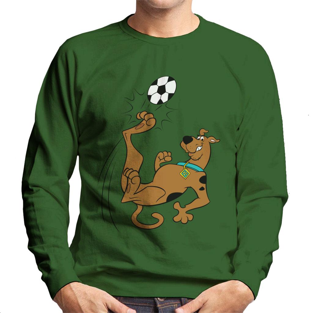 Scooby Doo Football Over Head Kick Men's Sweatshirt-ALL + EVERY