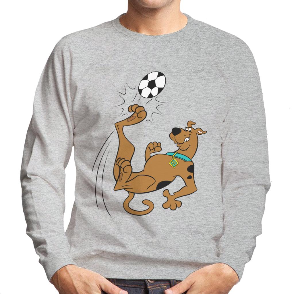 Scooby Doo Football Over Head Kick Men's Sweatshirt-ALL + EVERY