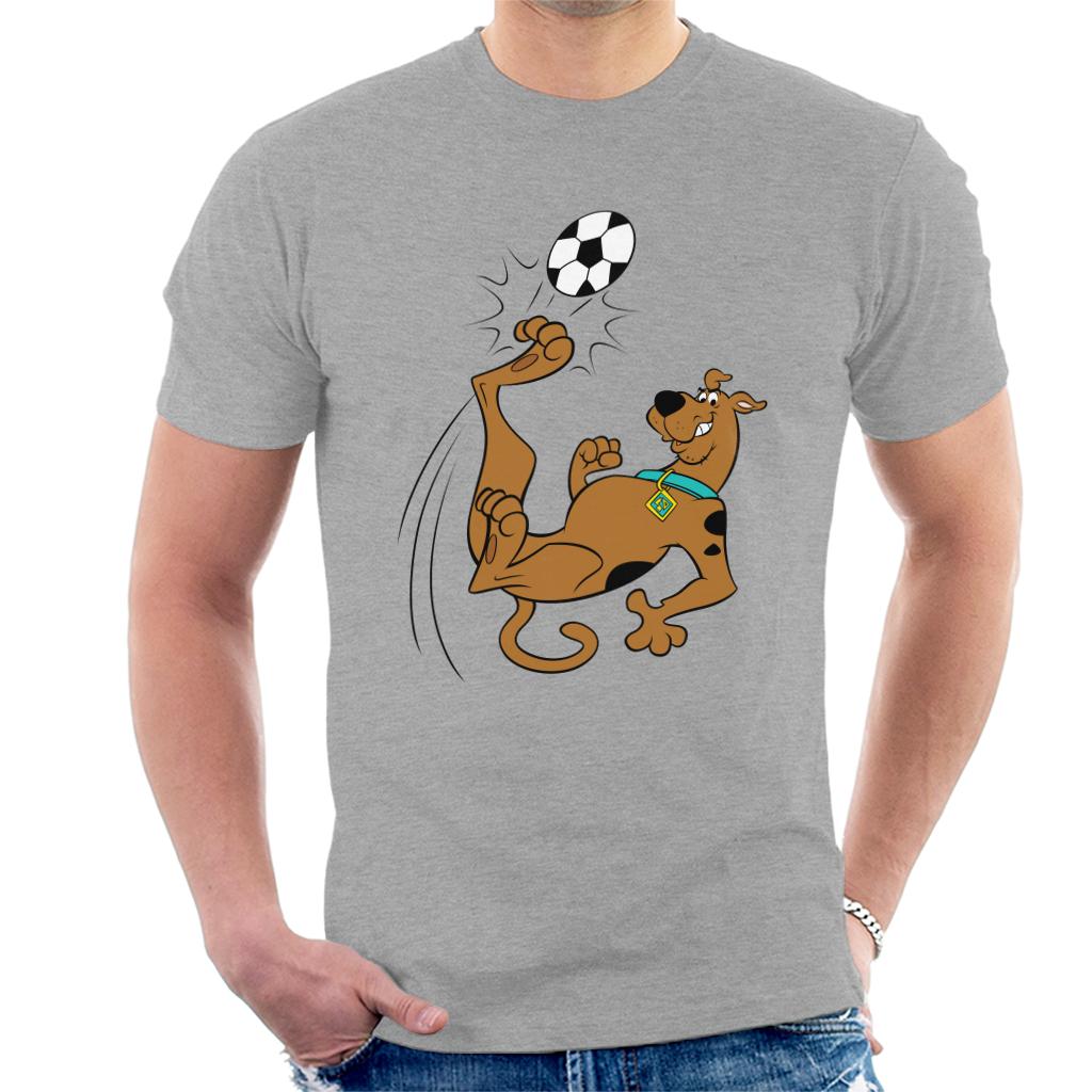 Scooby Doo Football Over Head Kick Men's T-Shirt-ALL + EVERY