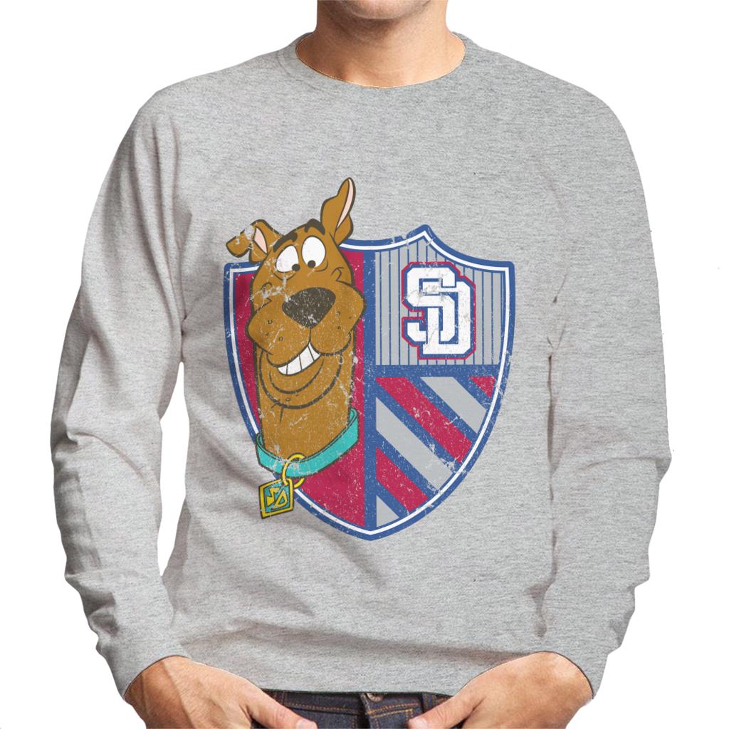 Scooby Doo Sports Crest Men's Sweatshirt-ALL + EVERY