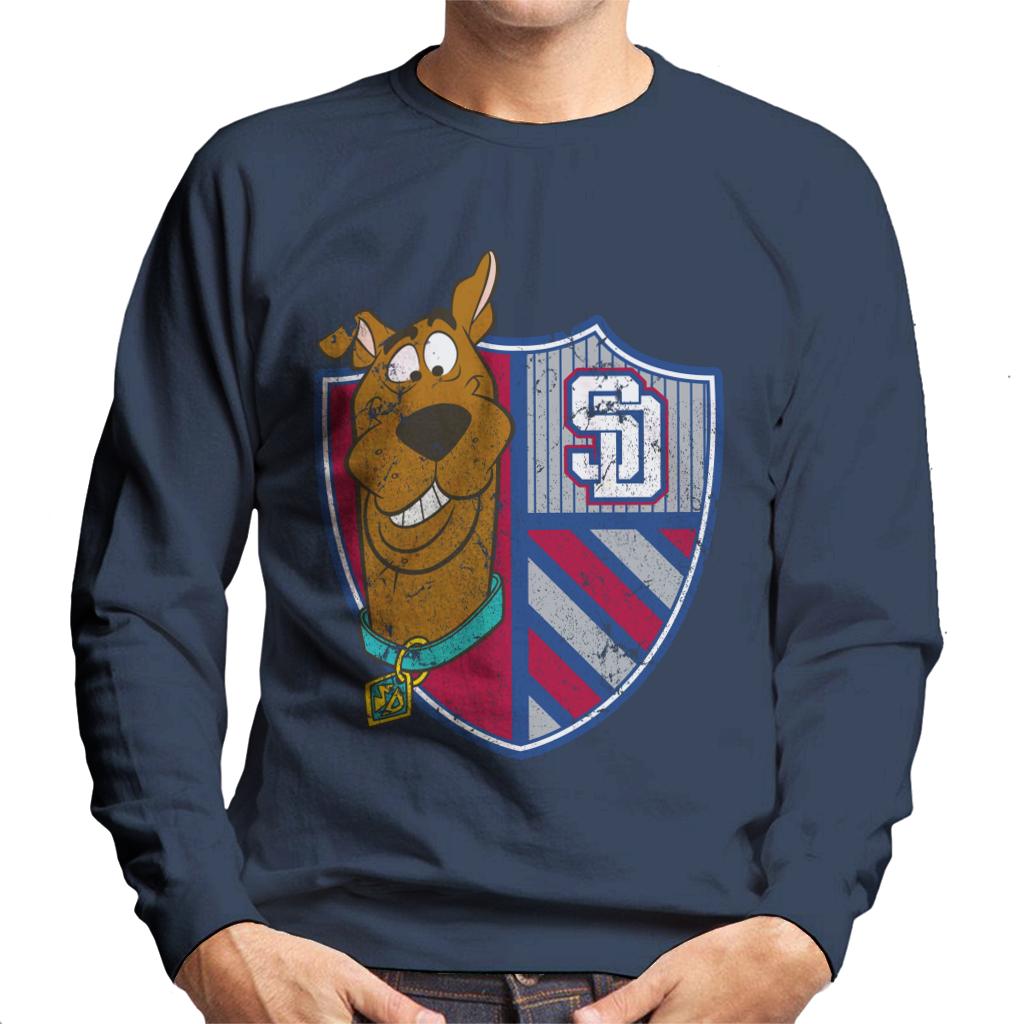 Scooby Doo Sports Crest Men's Sweatshirt-ALL + EVERY