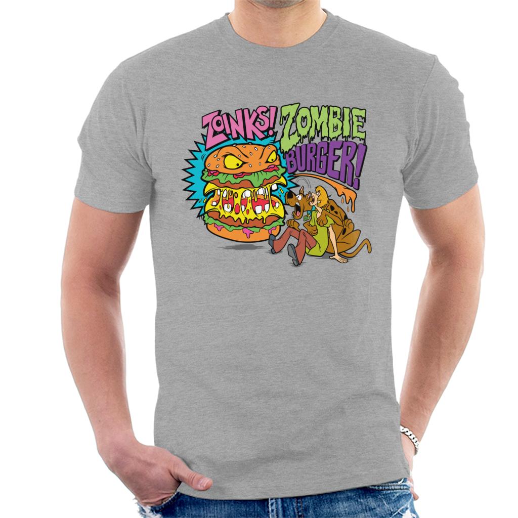Scooby Doo Halloween Zombie Burger Men's T-Shirt-ALL + EVERY