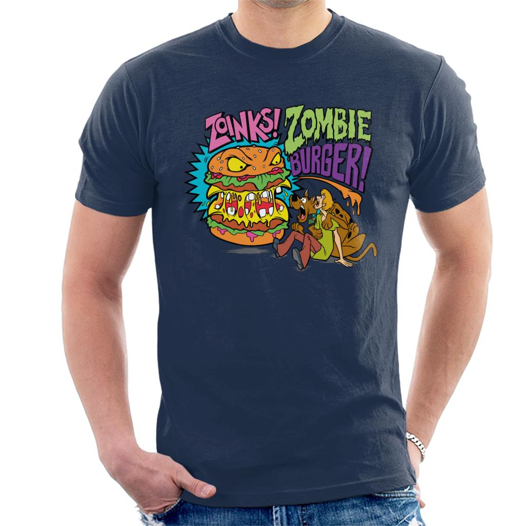 Scooby Doo Halloween Zombie Burger Men's T-Shirt-ALL + EVERY