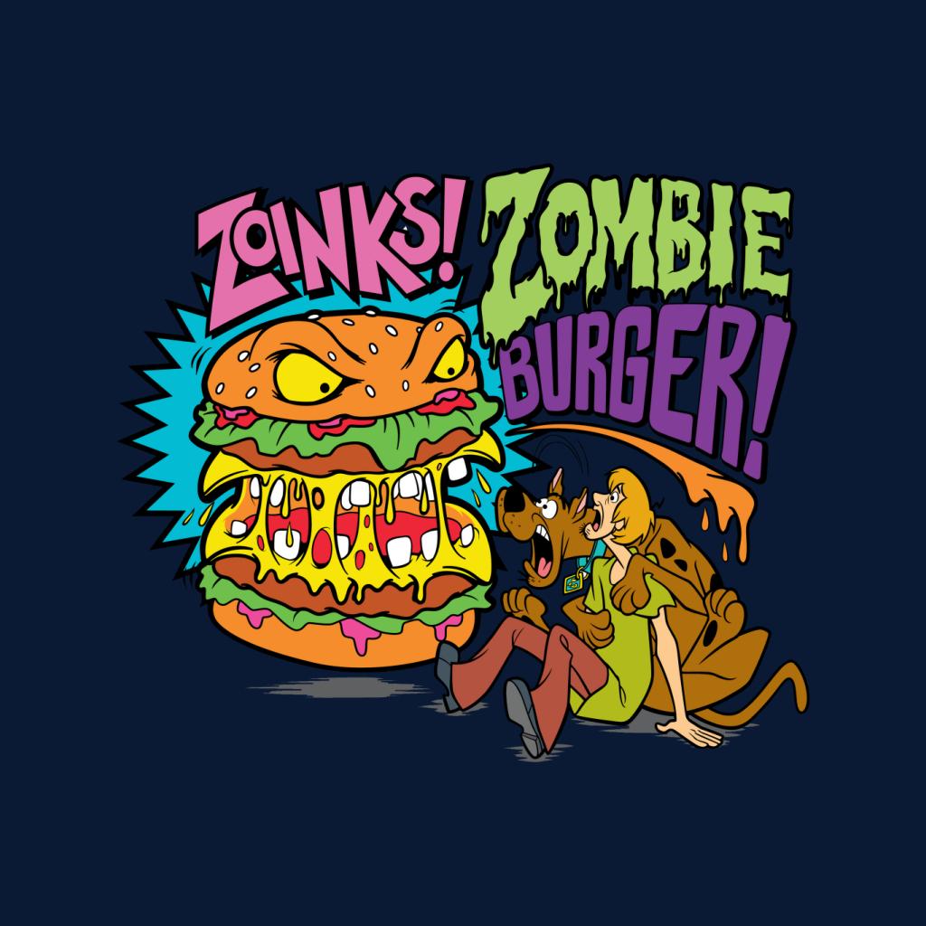 Scooby Doo Halloween Zombie Burger Men's T-Shirt-ALL + EVERY