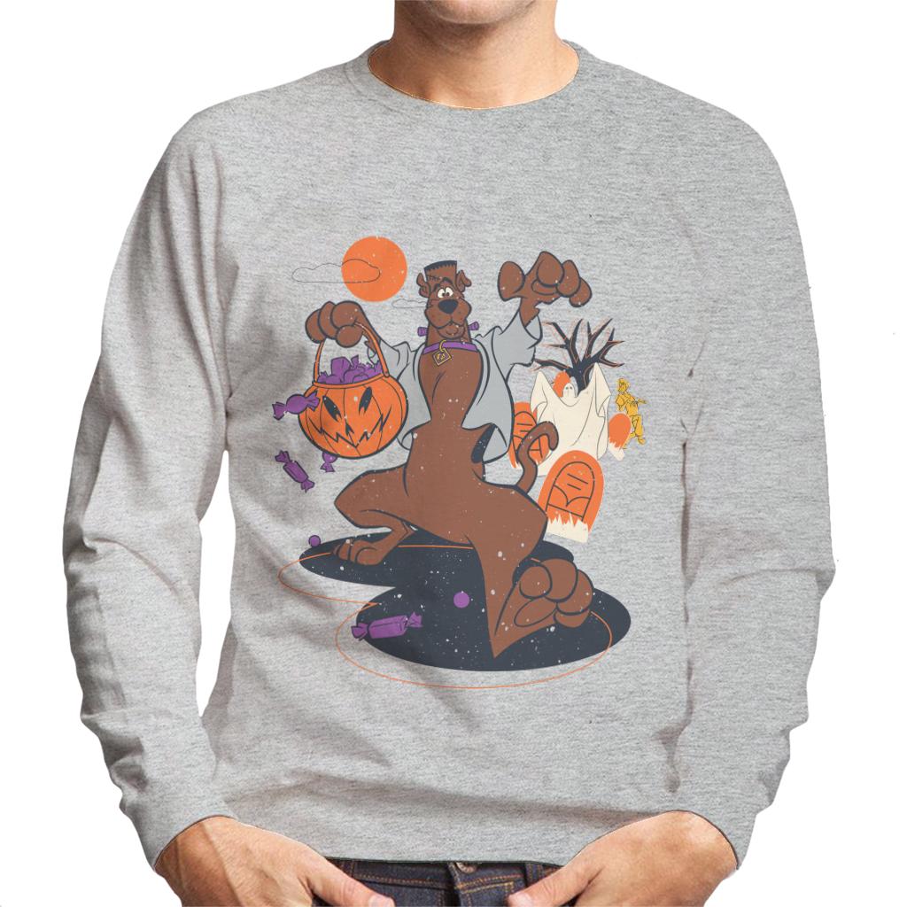 Scooby Doo Halloween Graveyard Of Treats Men's Sweatshirt-ALL + EVERY