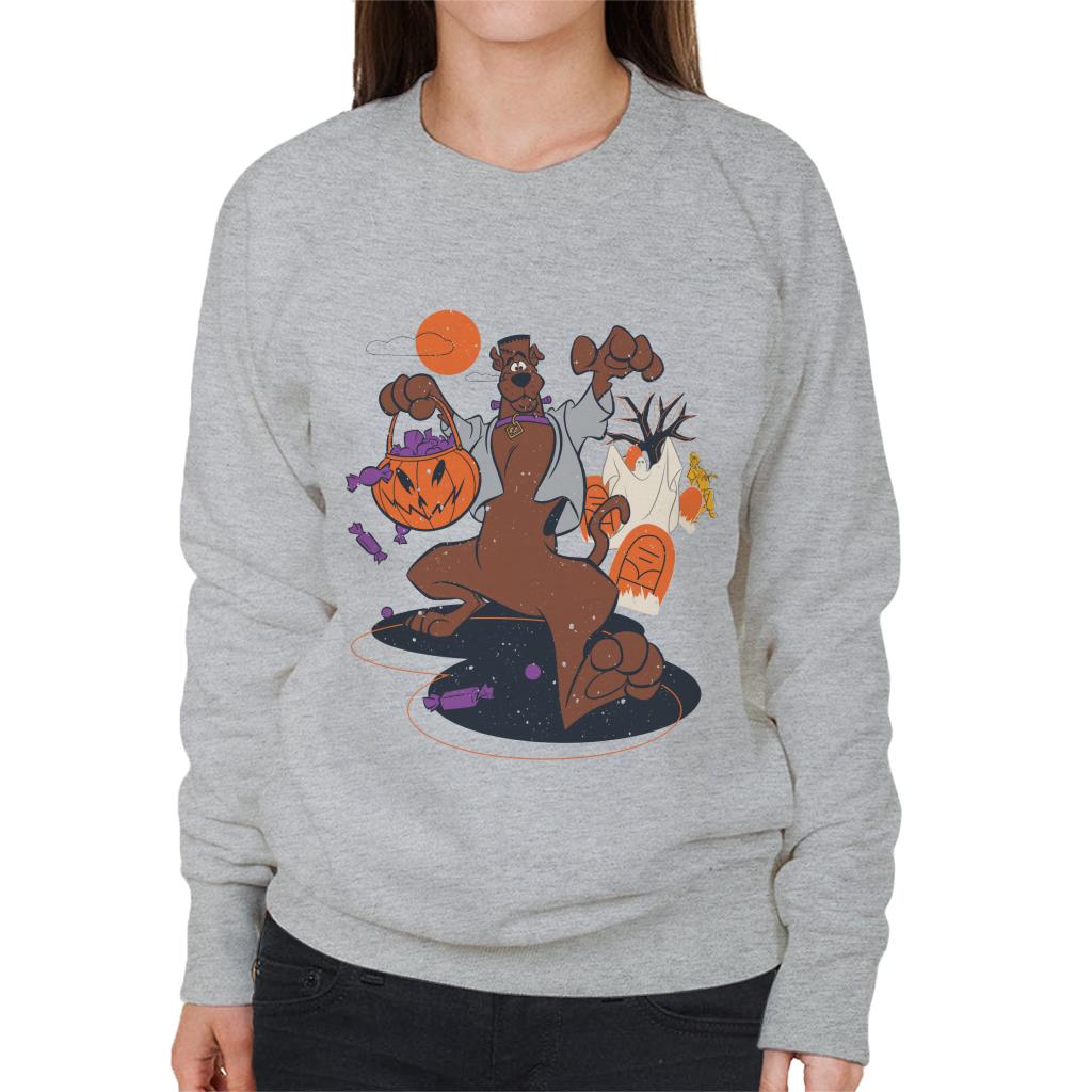 Scooby Doo Halloween Graveyard Of Treats Women's Sweatshirt-ALL + EVERY