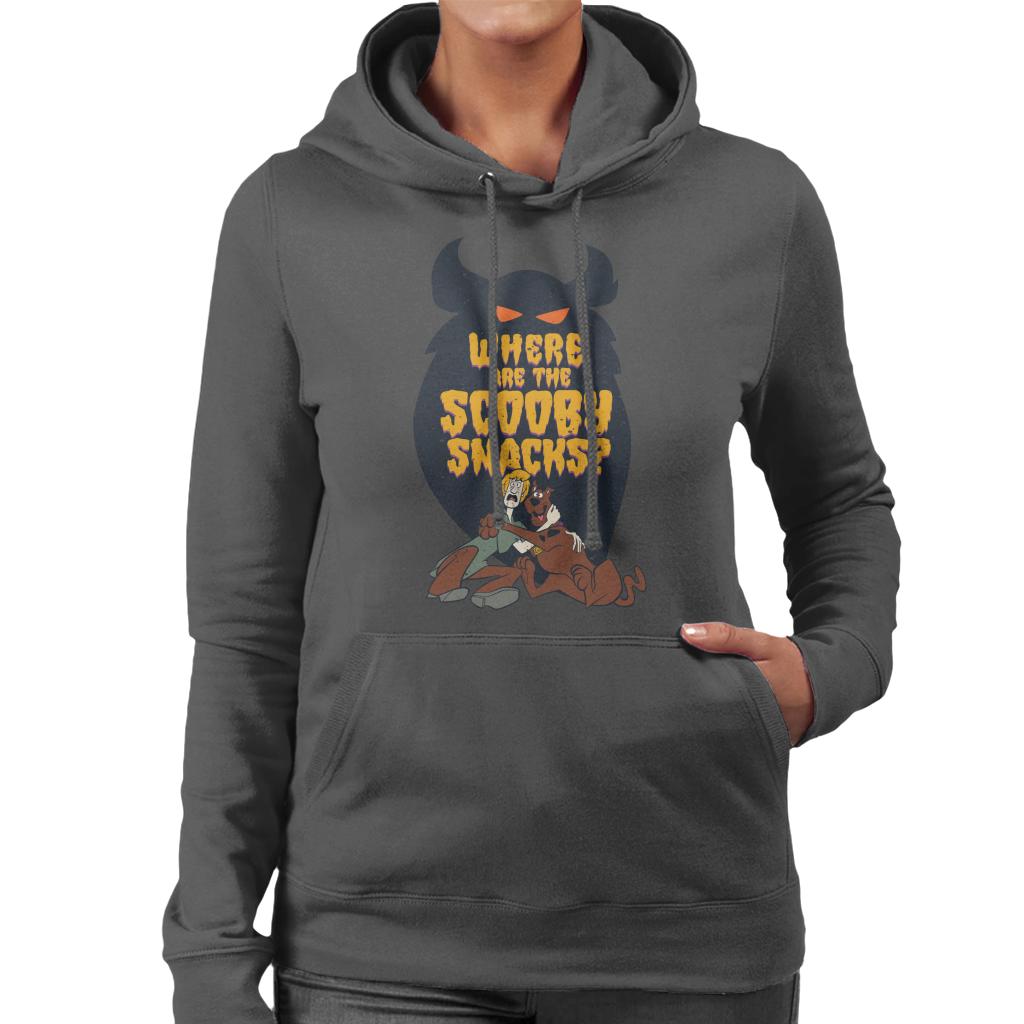 Scooby Doo Halloween Where Are The Scooby Snacks Women's Hooded Sweatshirt-ALL + EVERY