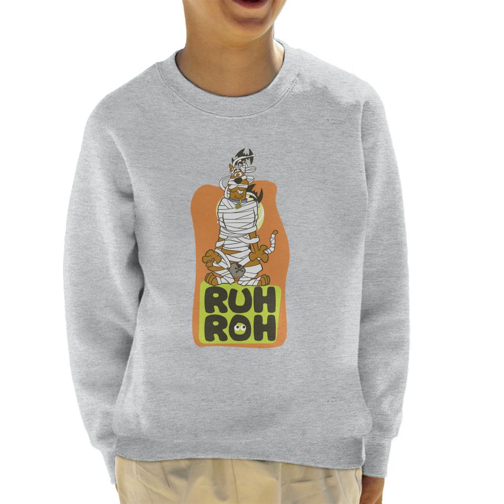 Scooby Doo Halloween Mummified Ruh Roh Kid's Sweatshirt-ALL + EVERY