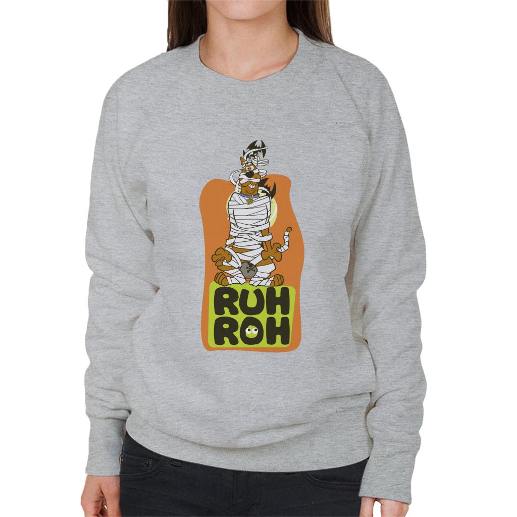 Scooby Doo Halloween Mummified Ruh Roh Women's Sweatshirt-ALL + EVERY