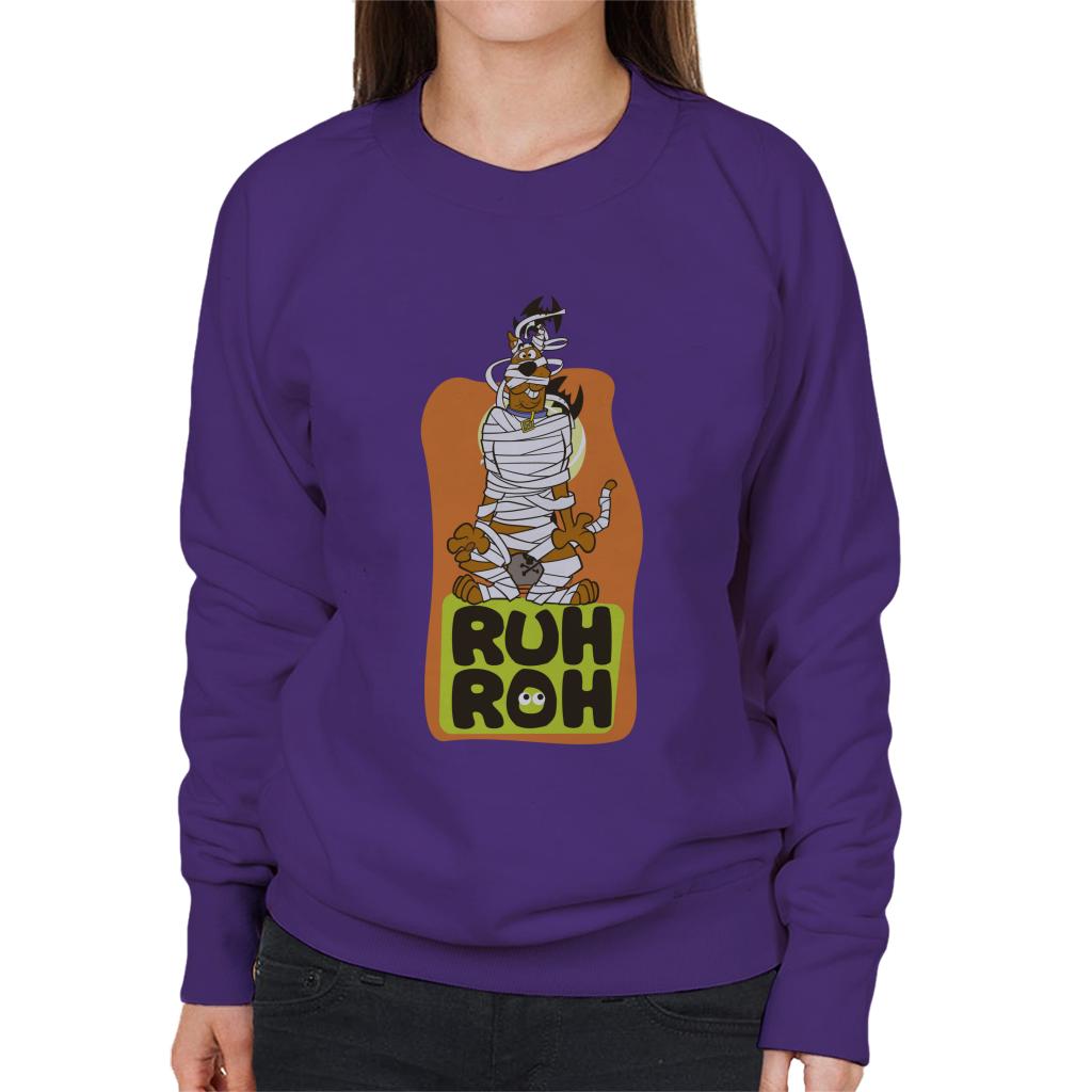 Scooby Doo Halloween Mummified Ruh Roh Women's Sweatshirt-ALL + EVERY