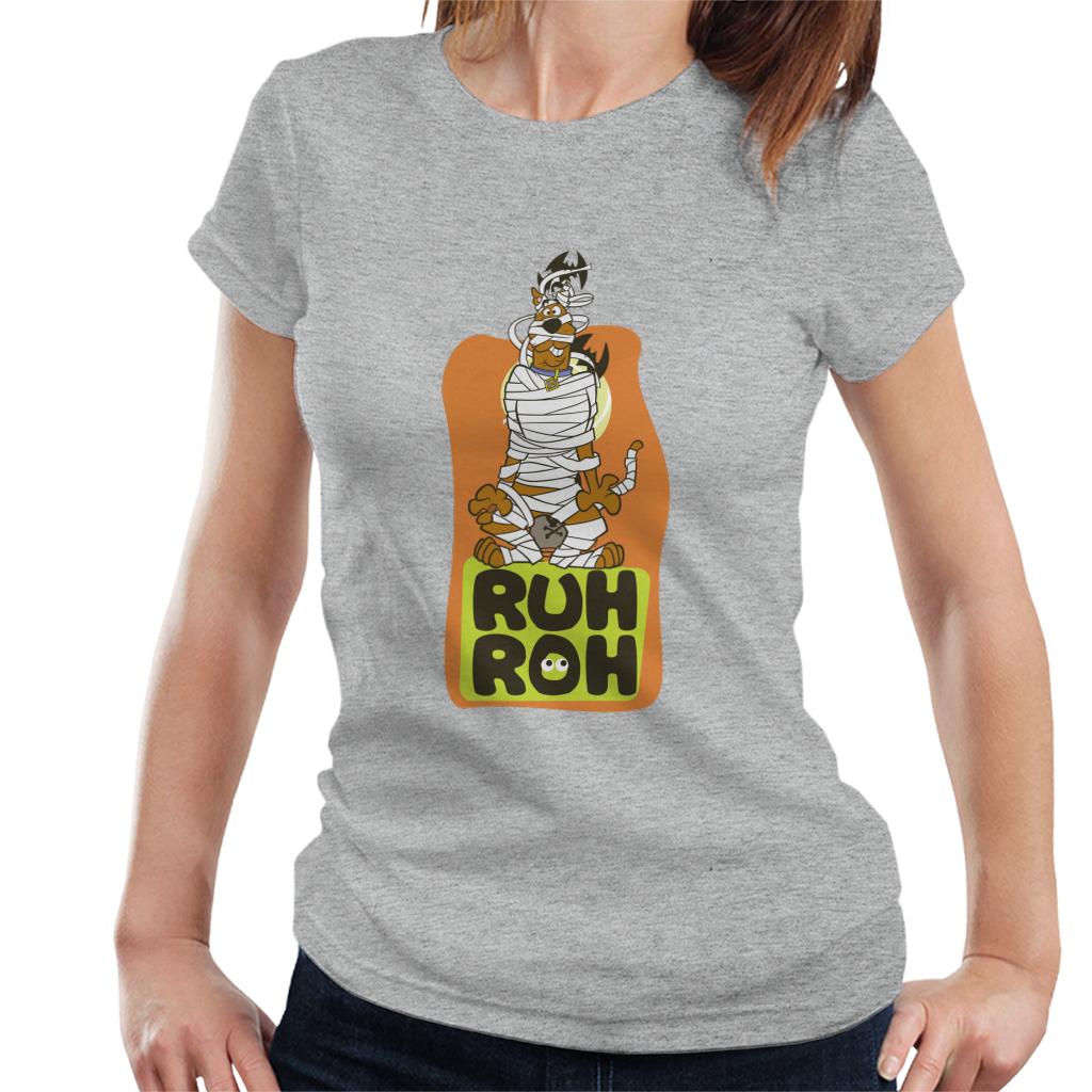 Scooby Doo Halloween Mummified Ruh Roh Women's T-Shirt-ALL + EVERY