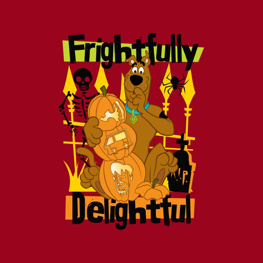 Scooby Doo Halloween Frightfully Delightful Women's T-Shirt-ALL + EVERY