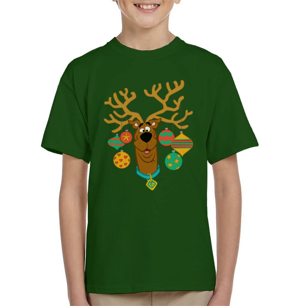 Scooby Doo Christmas Baubles Kid's T-Shirt-ALL + EVERY