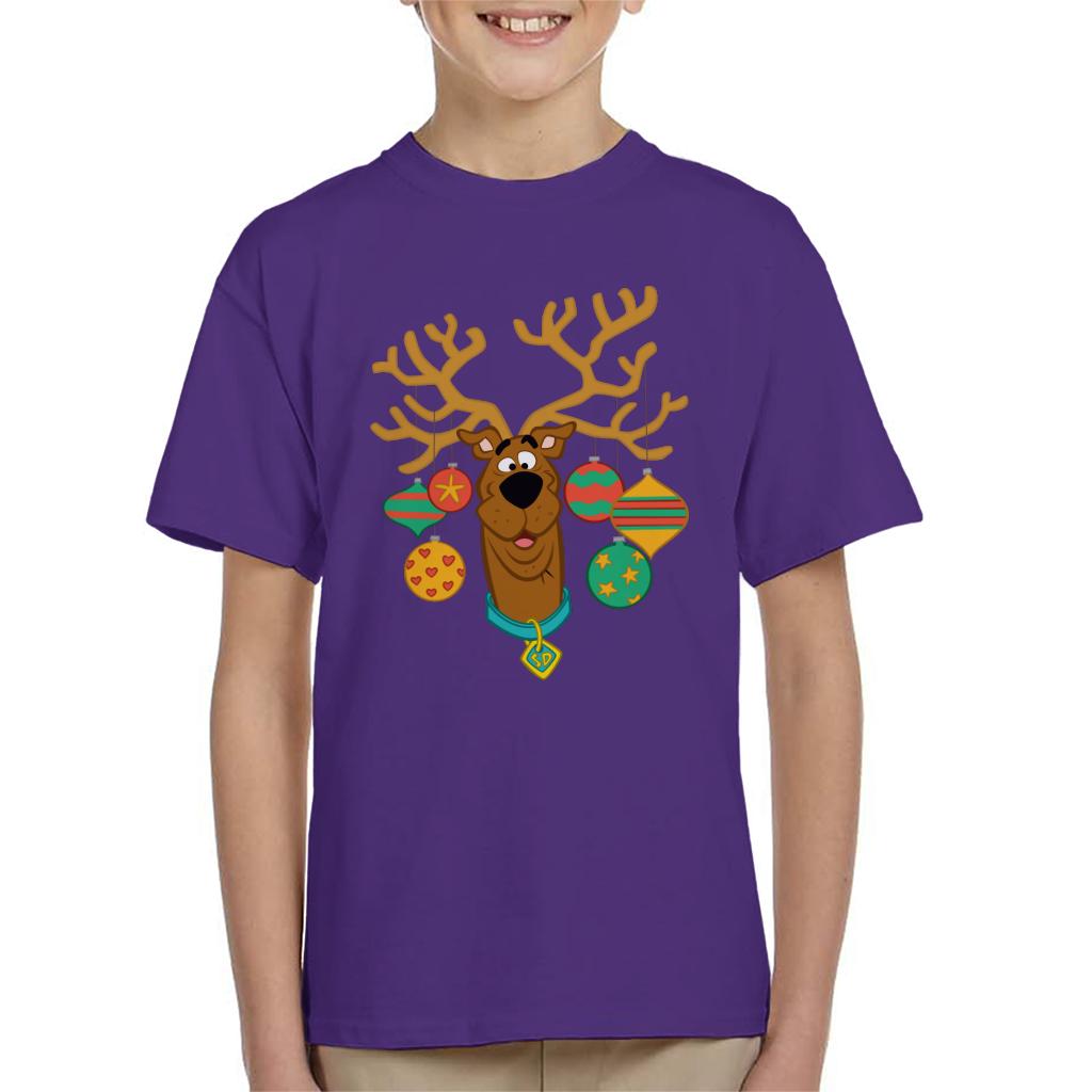 Scooby Doo Christmas Baubles Kid's T-Shirt-ALL + EVERY