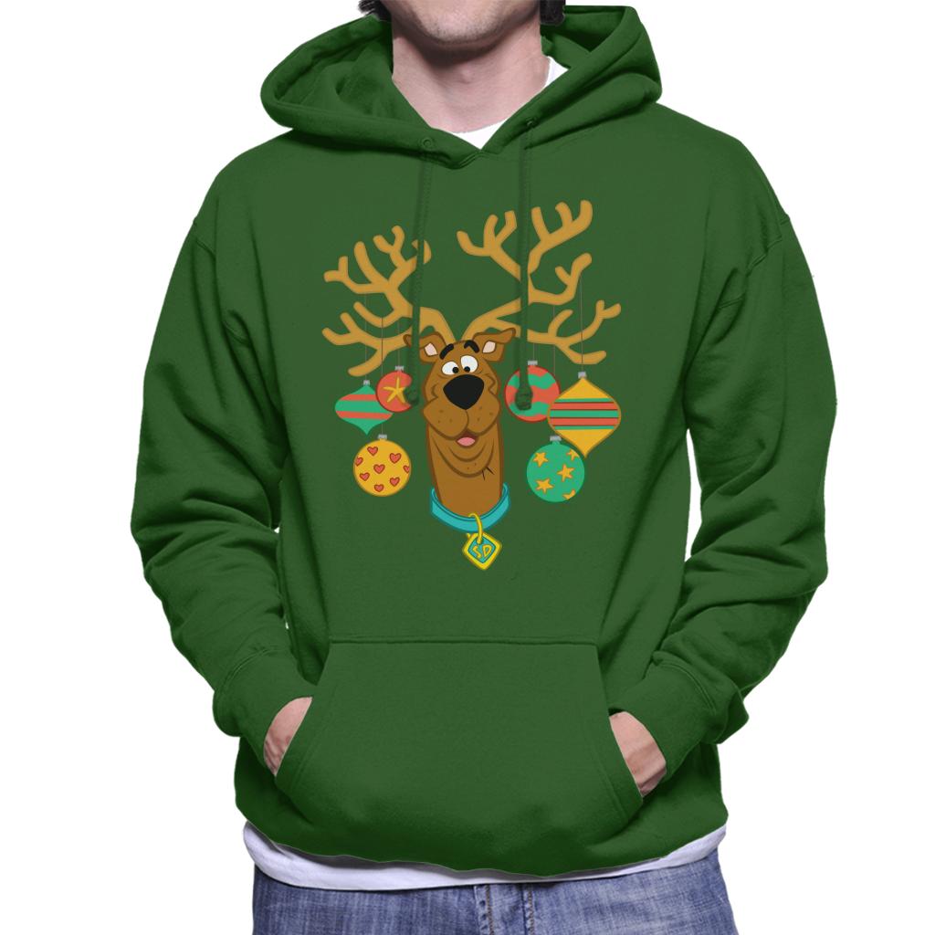 Scooby Doo Christmas Baubles Men's Hooded Sweatshirt-ALL + EVERY