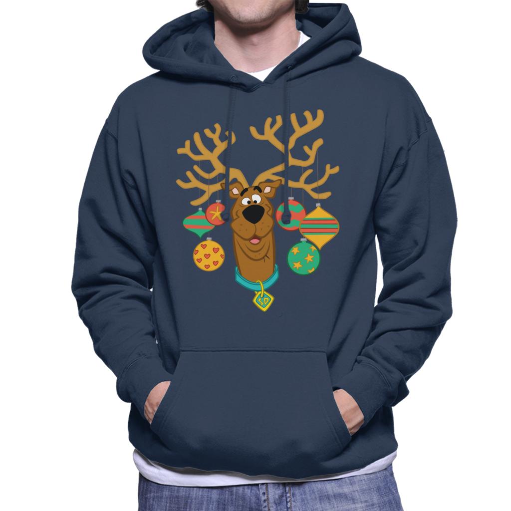 Scooby Doo Christmas Baubles Men's Hooded Sweatshirt-ALL + EVERY