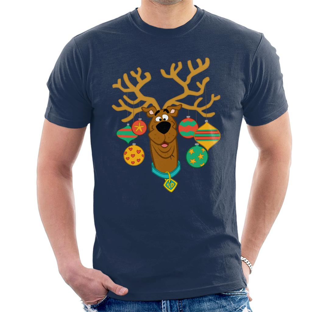 Scooby Doo Christmas Baubles Men's T-Shirt-ALL + EVERY