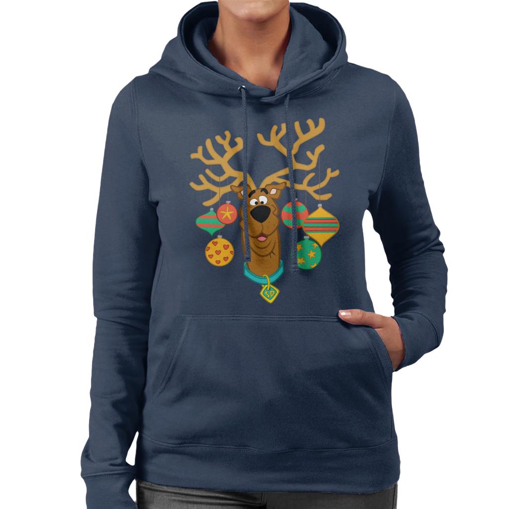 Scooby Doo Christmas Baubles Women's Hooded Sweatshirt-ALL + EVERY