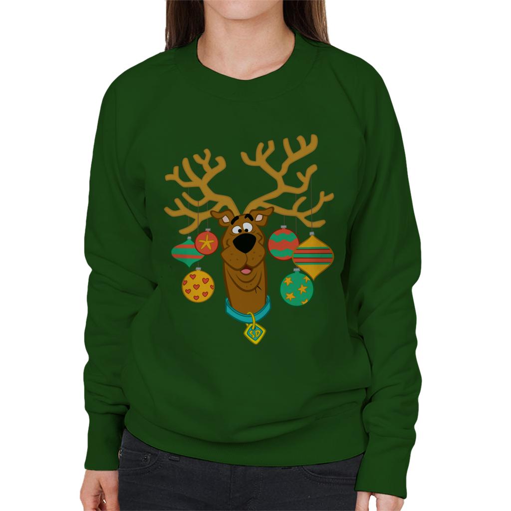 Scooby Doo Christmas Baubles Women's Sweatshirt-ALL + EVERY